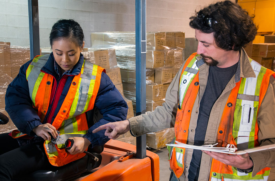 workers-practicing-forklift-safety